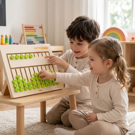 Viga Toys Alphabet Learning Sensory Board