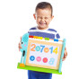 TOOKY TOY Large Wooden Double-Sided Magnetic + Chalk Board