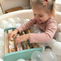 TOOKY TOY Double-Sided Abacus Alphabet Pictures