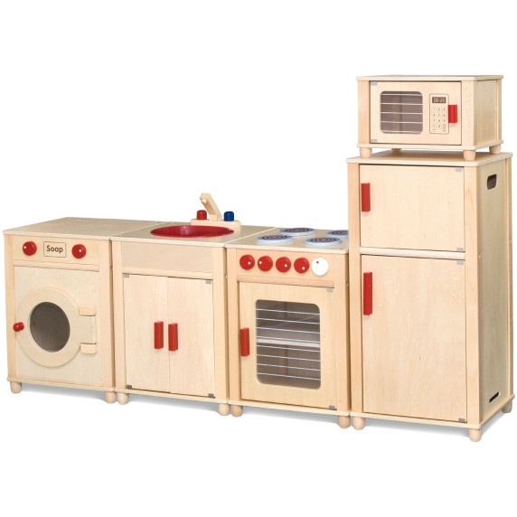 VIGA Wooden Huge Natural Kitchen Set FSC Certified