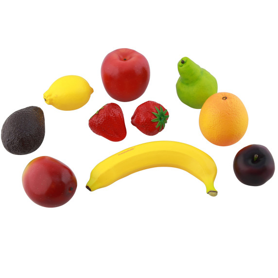 MASTERKIDZ Realistic Fruit Kitchen Set 10 Pieces