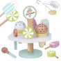 TOOKY TOY Wooden Magnetic Ice Cream on Stand