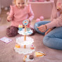 TOOKY TOY Sweets Platter Wooden Stand Cupcakes Cakes