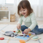 TOOKY TOY Wooden Kitchen with Accessories - Little Chef's Set