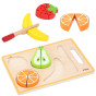 VIGA Wooden Montessori Educational Puzzle Fruits for Cutting