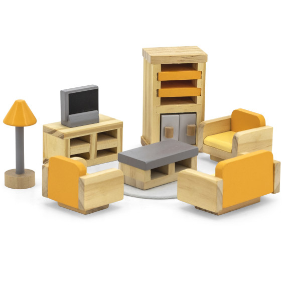 VIGA PolarB Dollhouse Furniture Set Living Room