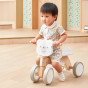 VIGA PolarB Wooden Polar Bear Ride-On with Soft Wheels