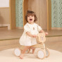 VIGA PolarB Wooden Ride-on Brown Teddy Bear with Soft Wheels