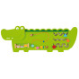 VIGA Educational Manipulative Sensory Board Wooden Crocodile FSC Montessori Certificate