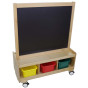 MASTERKIDZ Double-Sided Chalk and Magnetic Writing Board