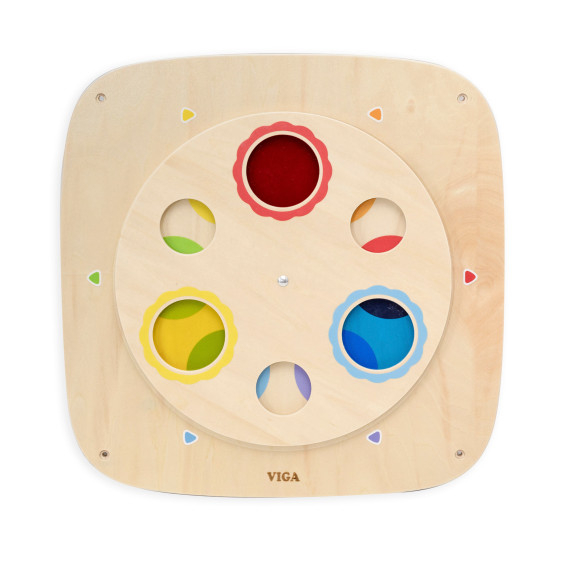 VIGA Wooden Sensory Manipulative Board for Mixing Colors
