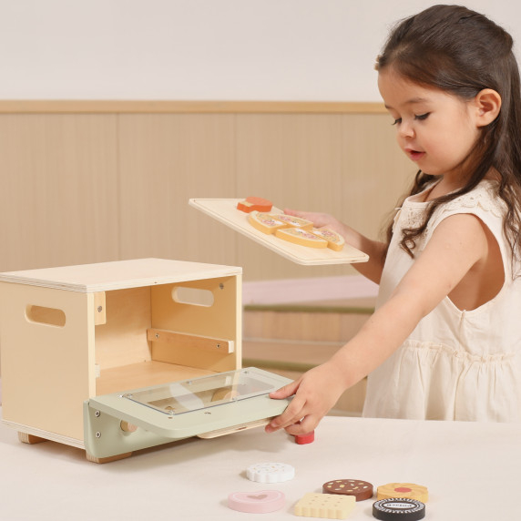 VIGA Wooden Kitchen Oven Set for Baking Sweet and Savory Dishes 12 pcs.