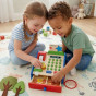 VIGA Wooden Cash Register with Montessori Scanner Accessories