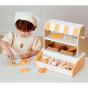 VIGA Wooden Mini Bakery Shop Baked Goods Stand 16 pcs.