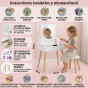 VIGA White Dressing Table + Salon-Style Accessories Set