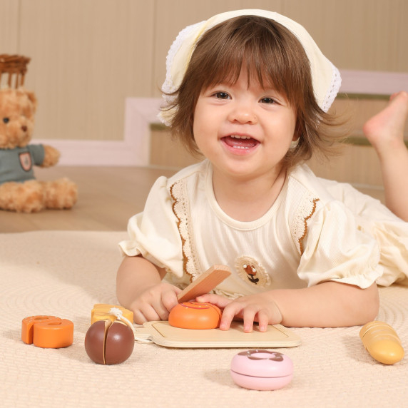VIGA Wooden Breakfast Set – Little Baker