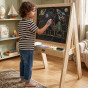 CLASSIC WORLD EDU Wooden Educational Chalkboard