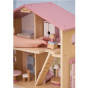VIGA PolarB Large Wooden Dollhouse 17 pcs.