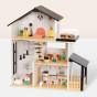 TOOKY TOY Wooden Doll House 25 Pieces