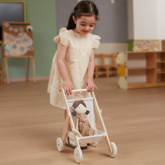 VIGA PolarB Wooden Doll Stroller