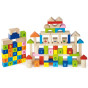 VIGA Wooden Educational Blocks 100 pcs. Numbers and Letters