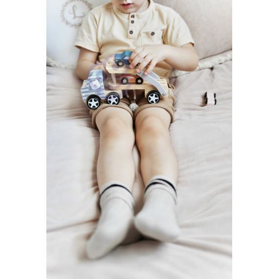 VIGA PolarB Wooden Toy Car with Montessori Cars