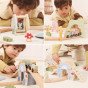 VIGA Wooden Train for Children Track 62 pieces