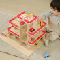 VIGA Wooden Parking for Cars with Elevator for 4 Cars and Helicopter