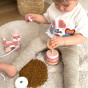 VIGA PolarB Set Fox Wooden Pyramid + Fox for Pulling