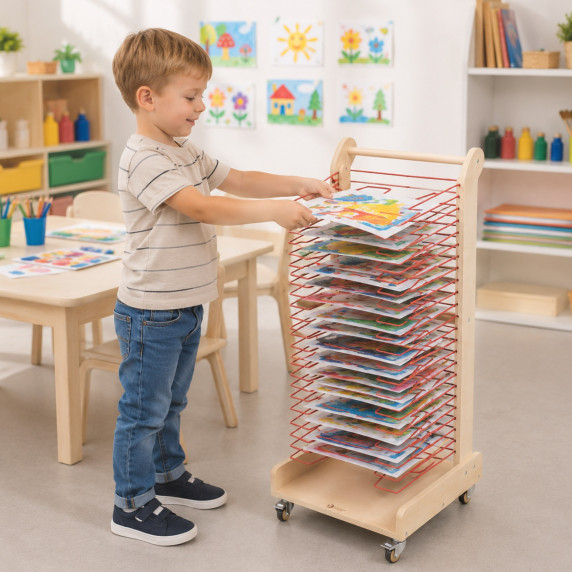 CLASSIC WORLD EDU Art Drying Rack - 30 Levels