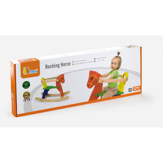Viga Toys Wooden Rocking Horse
