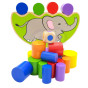 VIGA Wooden Balancing Elephant Montessori Puzzle
