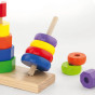 VIGA Wooden Blocks Pyramid Puzzle