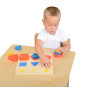 MASTERKIDZ Shape Sorter Montessori Geometric Blocks