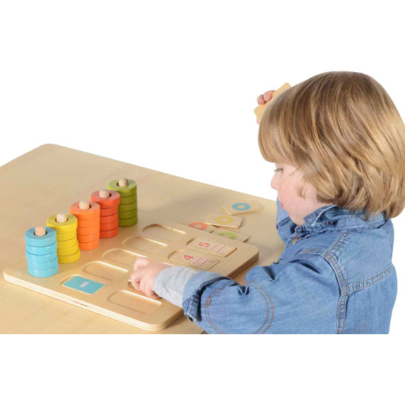 MASTERKIDZ Learning Colors and Counting Educational Montessori Board
