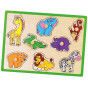 VIGA Wooden Puzzle Zoo Animals Puzzle
