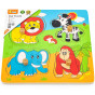 VIGA Wooden Puzzle ZOO Surprise Puzzle