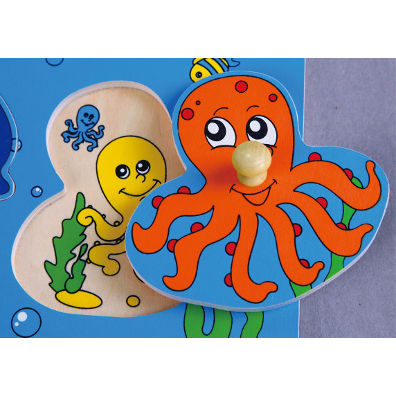 VIGA Wooden Puzzle Sea Puzzle Surprise