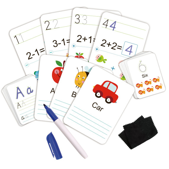TOOKY TOY Educational Flashcards for learning to write