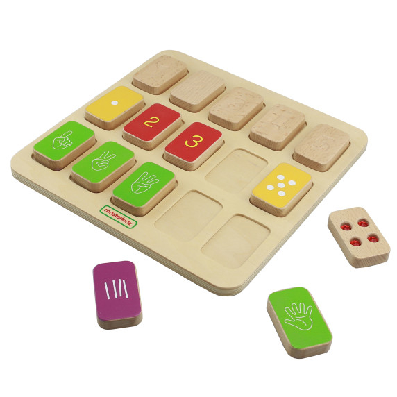MASTERKIDZ Montessori Counting Puzzle Board
