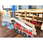CLASSIC WORLD EDU Huge Wooden Construction Blocks Set Hospital Church Tower 97 pcs.