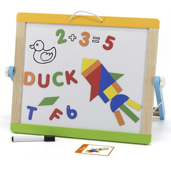 VIGA 2-in-1 Magnetic Board with Accessories