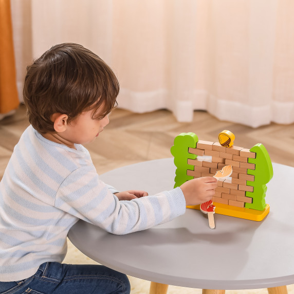 VIGA Wooden Arcade Game Falling Acorn Puzzle