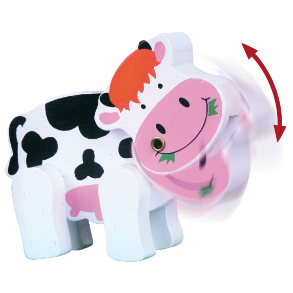 VIGA Wooden Maze Motor Loop Little Cow