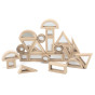 VIGA Wooden Mirror Blocks puzzle 24 pieces