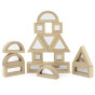VIGA Wooden Mirror Blocks 16-piece puzzle