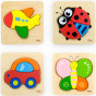 VIGA Baby's First Wooden Puzzle Plane