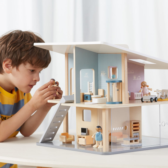 VIGA PolarB Wooden Dollhouse