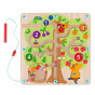 TOOKY TOY Fruit Tree Magnetic Maze Learning Counting