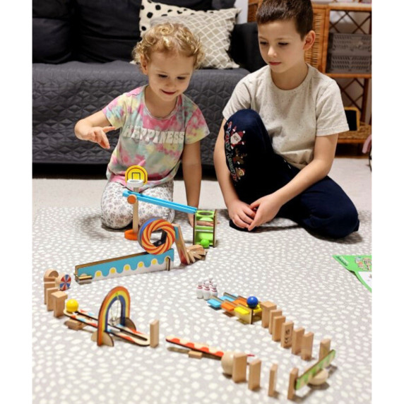 TOOKY TOY Domino Ball Track